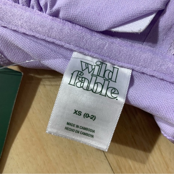 Wild Fable Purple top with removable bra size XS (0-2) - Picture 3 of 7